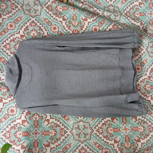 Converse Unisex Grey Pullover Sweater, Size S - Picture 8 of 10